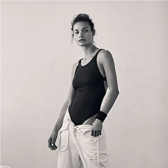 Free People Movement Dance On black bodysuit S - Picture 3 of 15